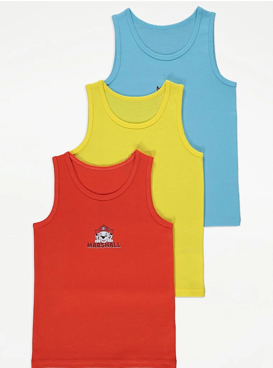 Paw Patrol Kids' Bright Character Vests 3-Pack | George at Asda | Official Store