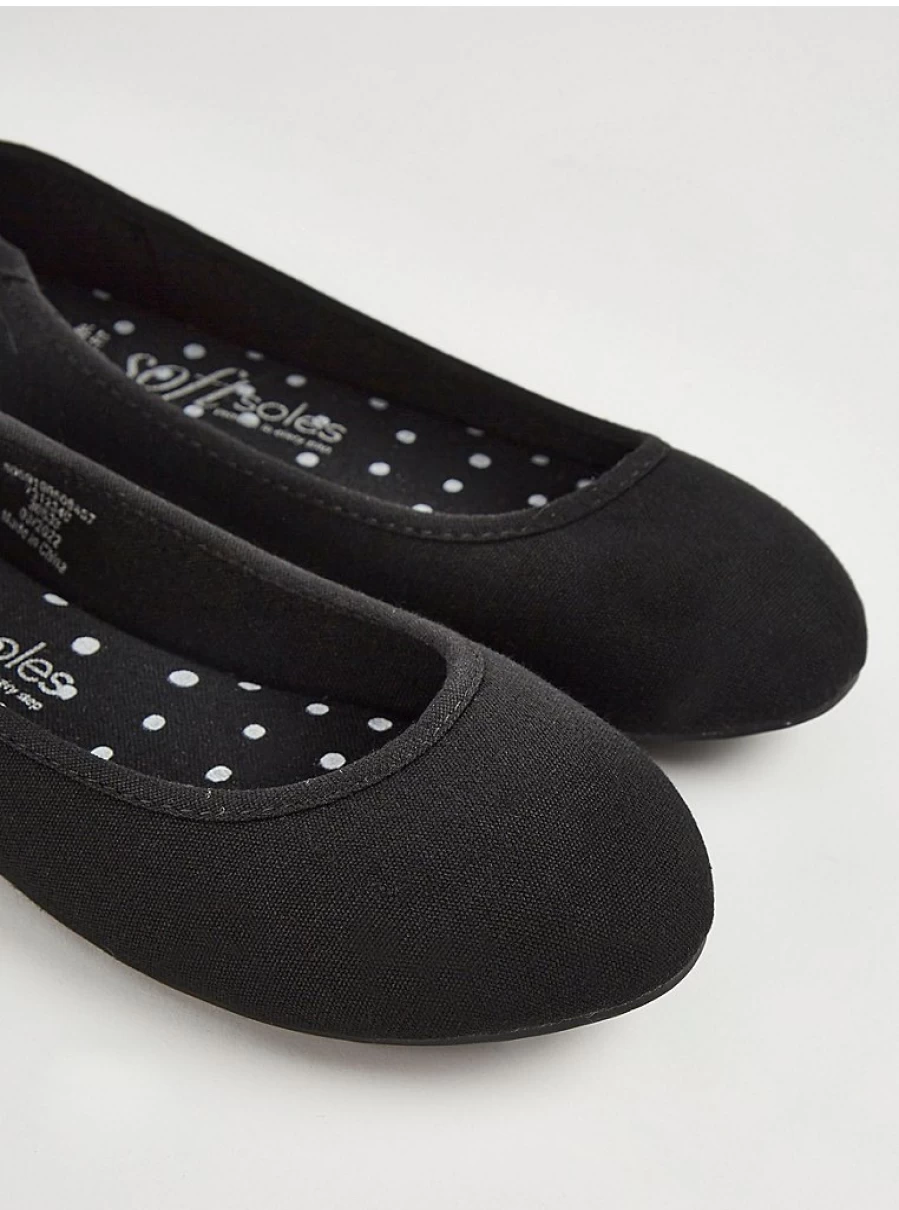 "George at Asda Women's Wide Fit Black Ballet Flats – Comfortable & Stylish Dance Shoes Reviews"