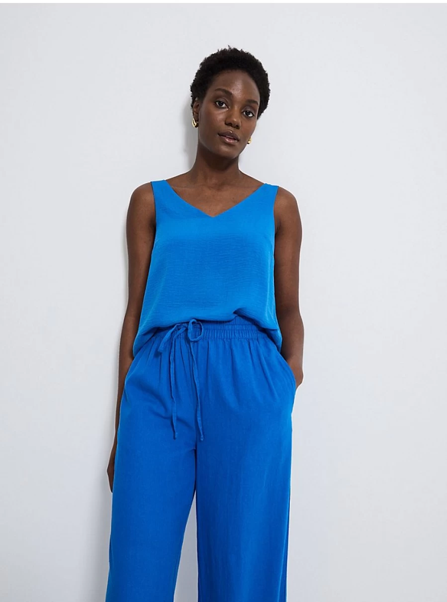 "Cobalt Blue V-Neck Cami Top for Women | George at Asda Review & Style Guide"
