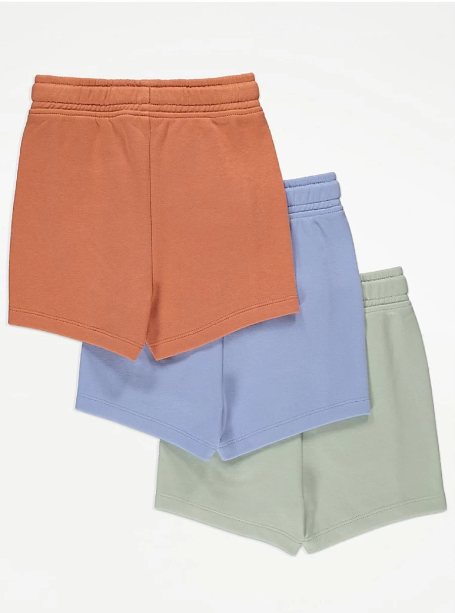 "George at Asda Boys' Animal Print Shorts 3-Pack | Kids' Fashion | Comfort & Style"