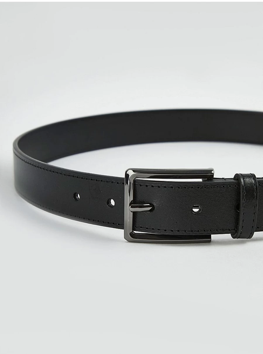"George at Asda Men's Black Leather Belt – Durable & Stylish Review"