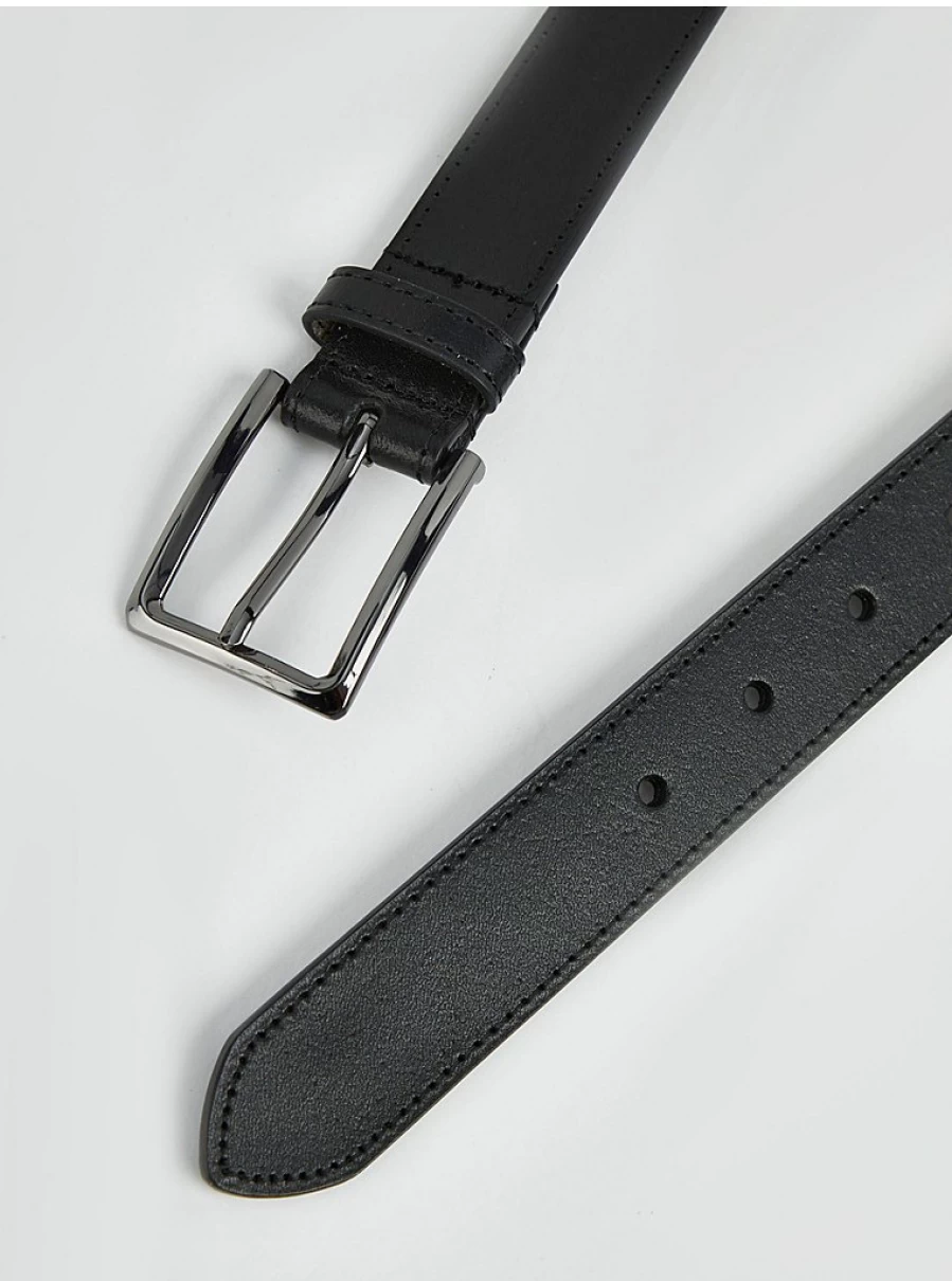 "George at Asda Men's Black Leather Belt – Durable & Stylish Review"