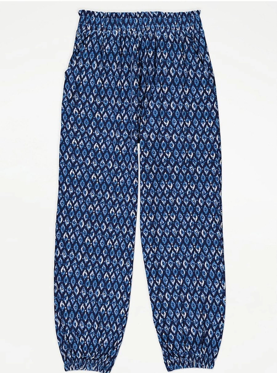 "George at Asda Kids Blue Decorative Cuffed Trousers – Comfortable & Stylish Review"