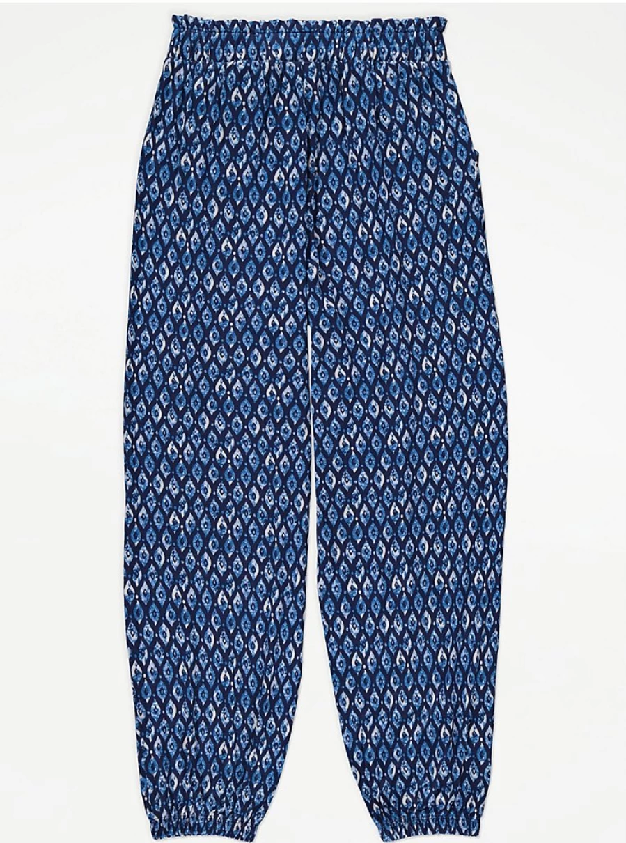 "George at Asda Kids Blue Decorative Cuffed Trousers – Comfortable & Stylish Review"