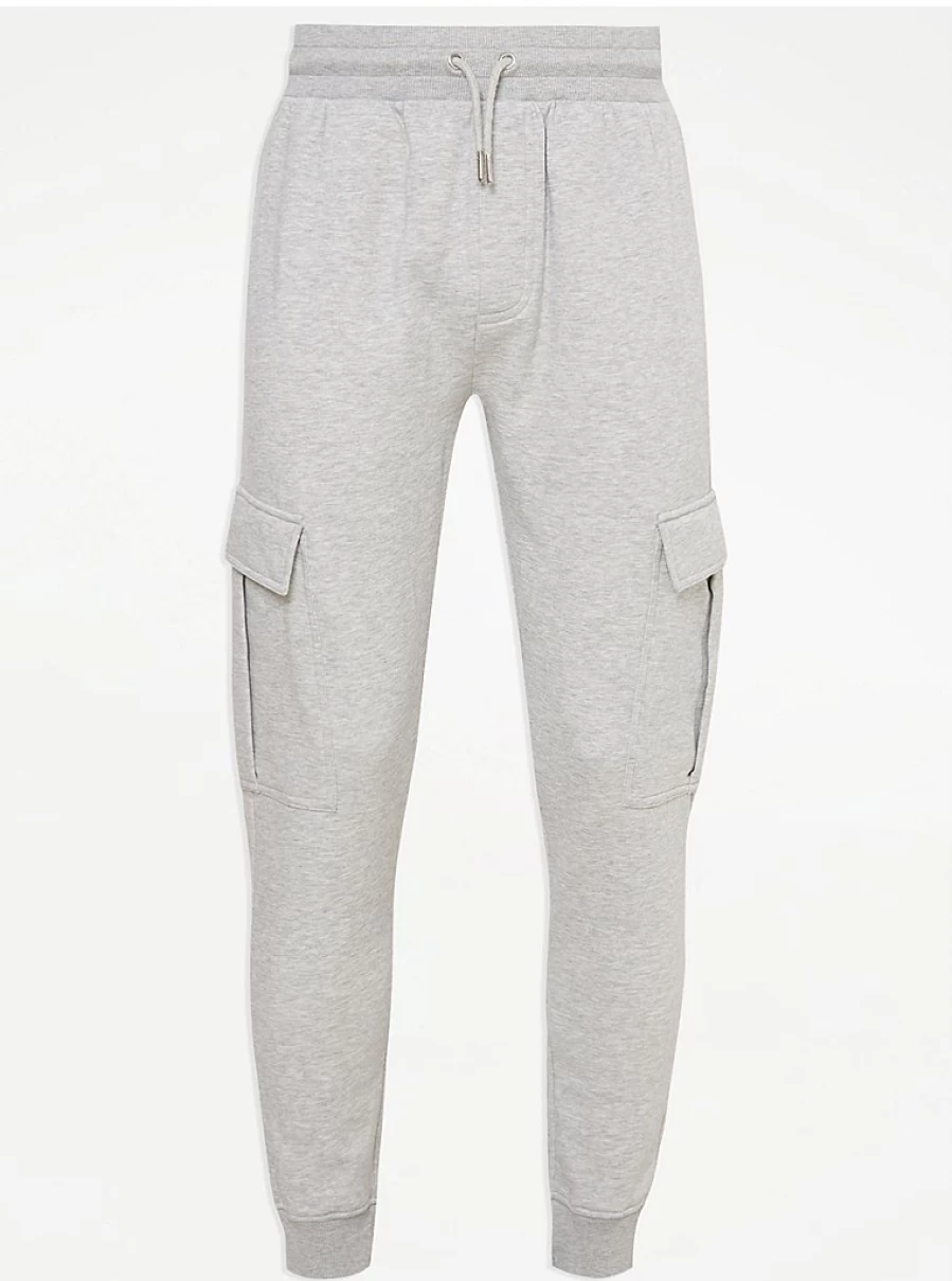 Men's Grey Cargo Joggers by George at Asda | Comfort & Style Review