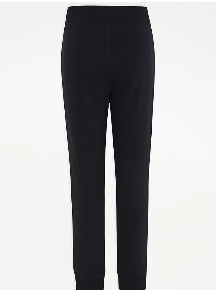 "George at Asda Navy Slim Fit School Joggers 2-Pack | Comfortable Uniform Pants for Kids"