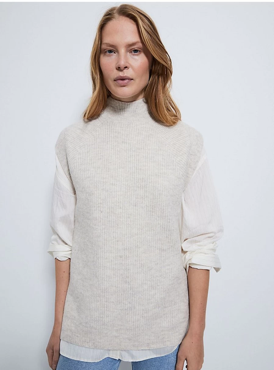 Women's Stone Knitted Sleeveless Jumper | George at Asda | Lightweight Summer Pullover
