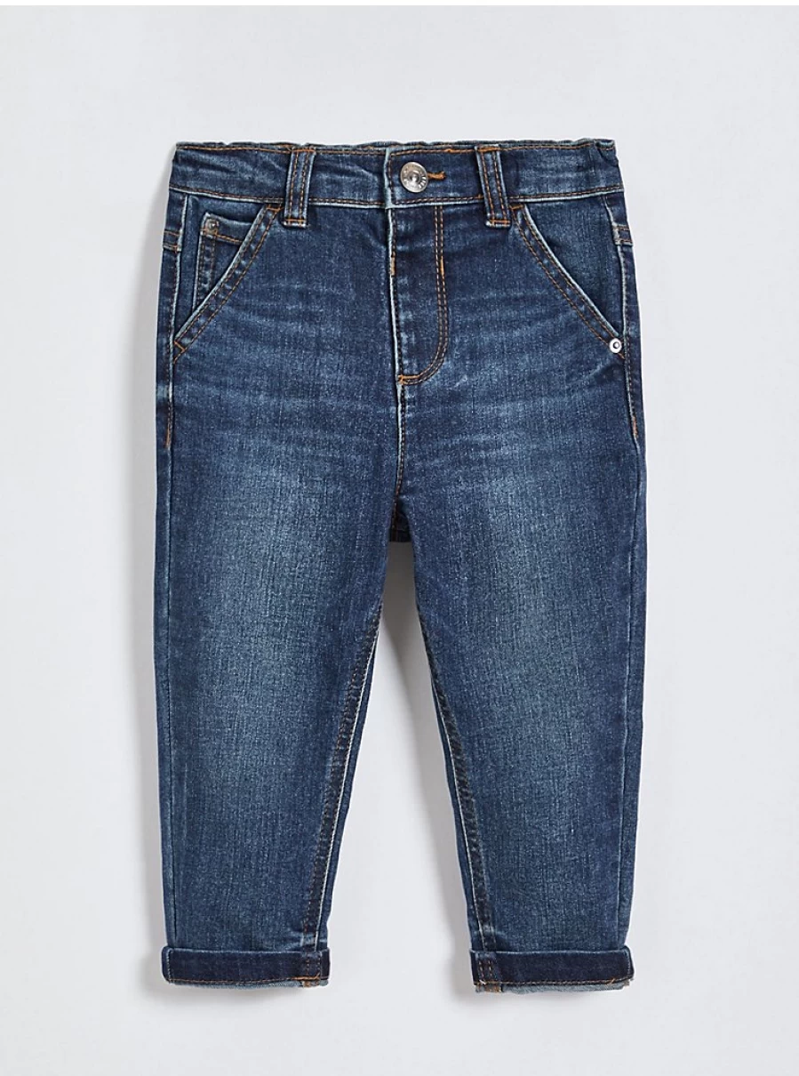"George at Asda Boys' Relaxed Fit Blue Dark Wash Jeans – Reviews & Sizing Guide"