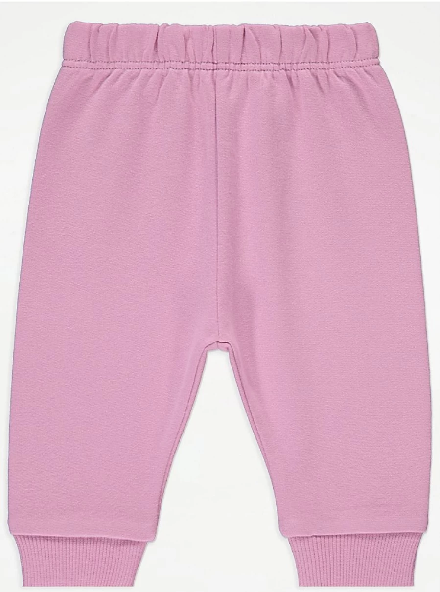 "George at Asda Baby Girls Pink Bunny Pocket Pyjamas – Soft & Comfortable Sleepwear"
