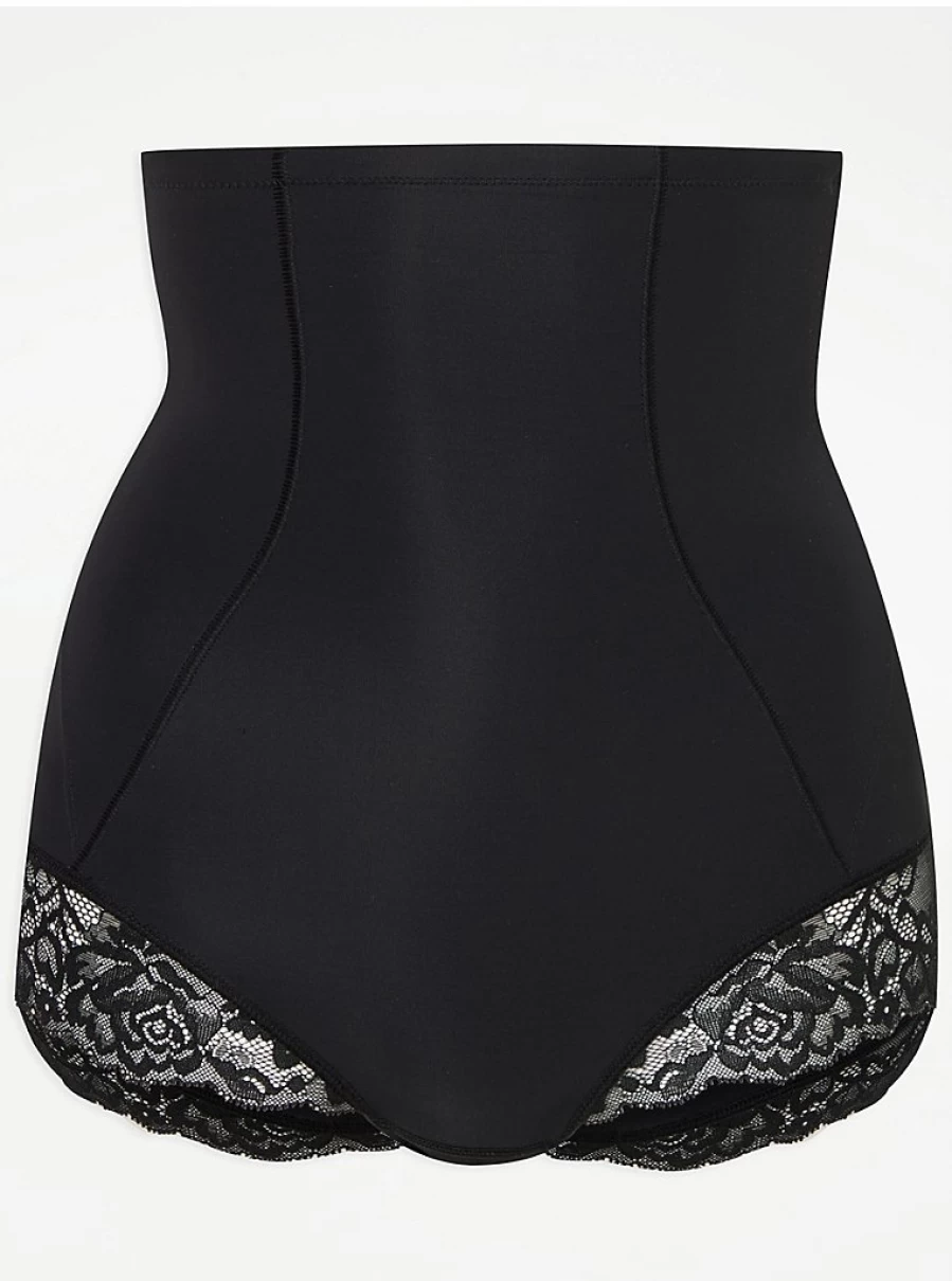 "George at Asda Black Waist Cinching Shaping Briefs – Slimming Lingerie Review & Fit Guide"
