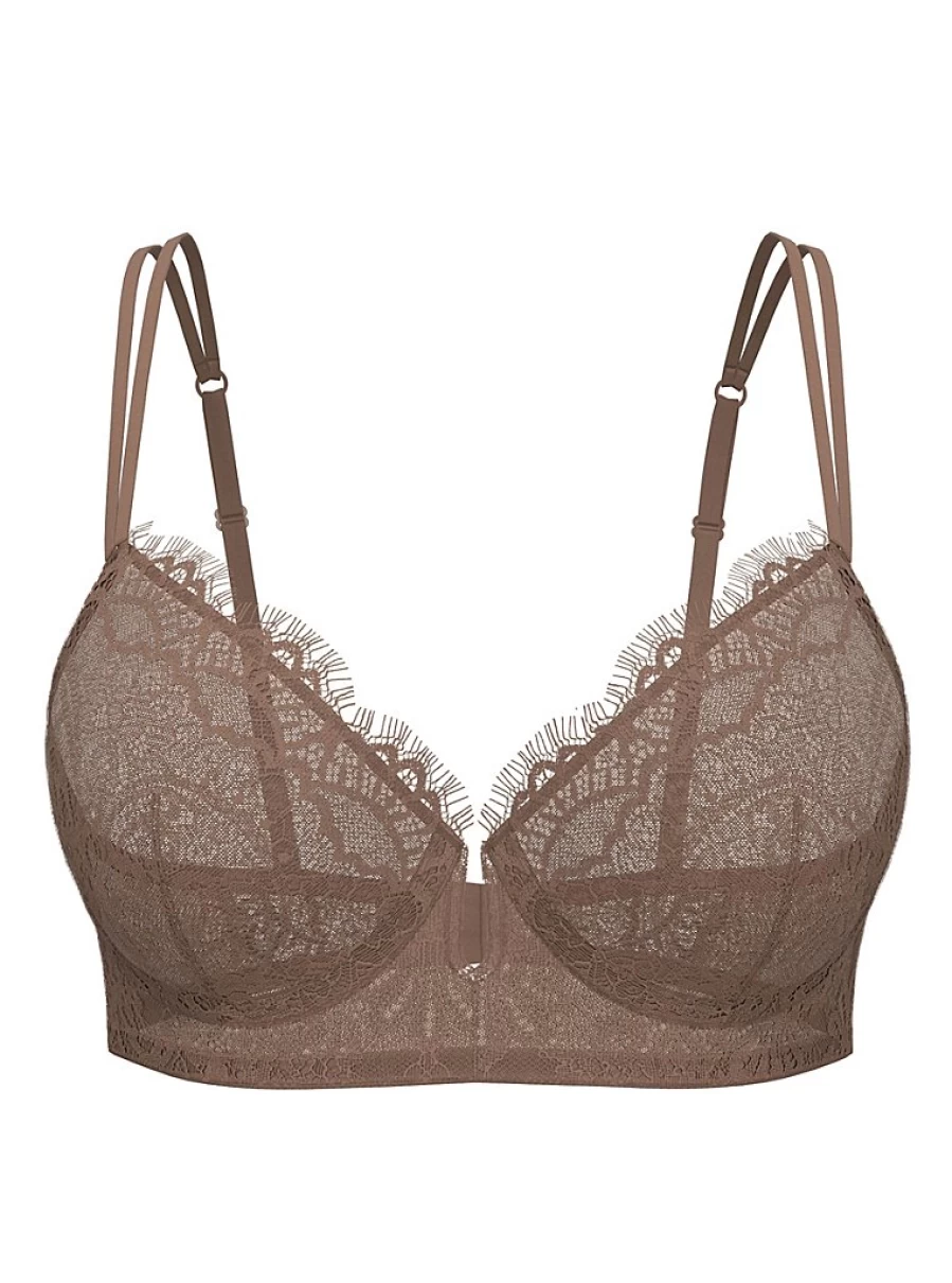 Women's Deep Medium Nude Pretty Lace Non-Padded Bra - George at Asda Lingerie Review