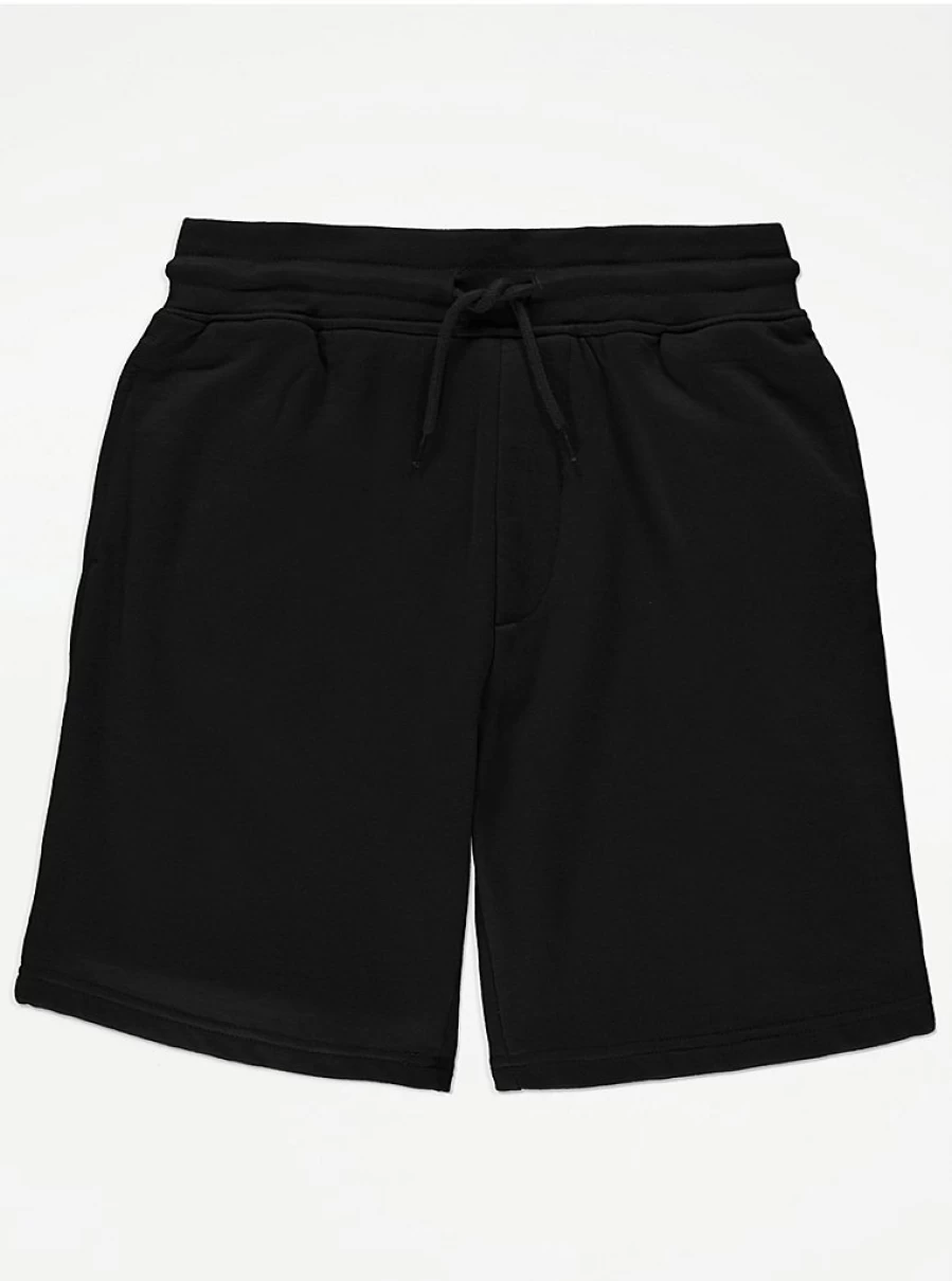 "George at Asda Men's Black Jersey Shorts – Comfort & Style Review"