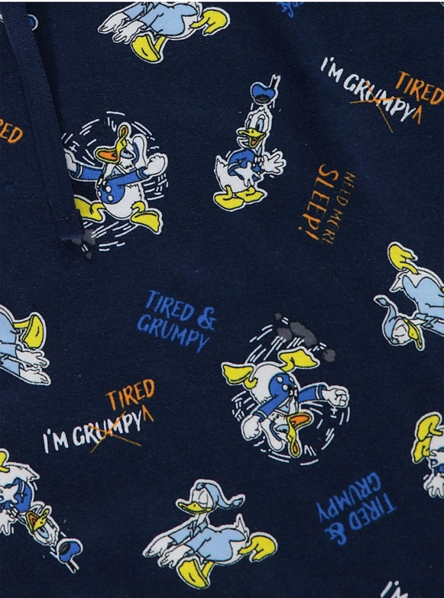 Men's Disney Donald Duck Printed Lounge Pants by George at Asda - Comfortable Sleep & Leisure Bottoms