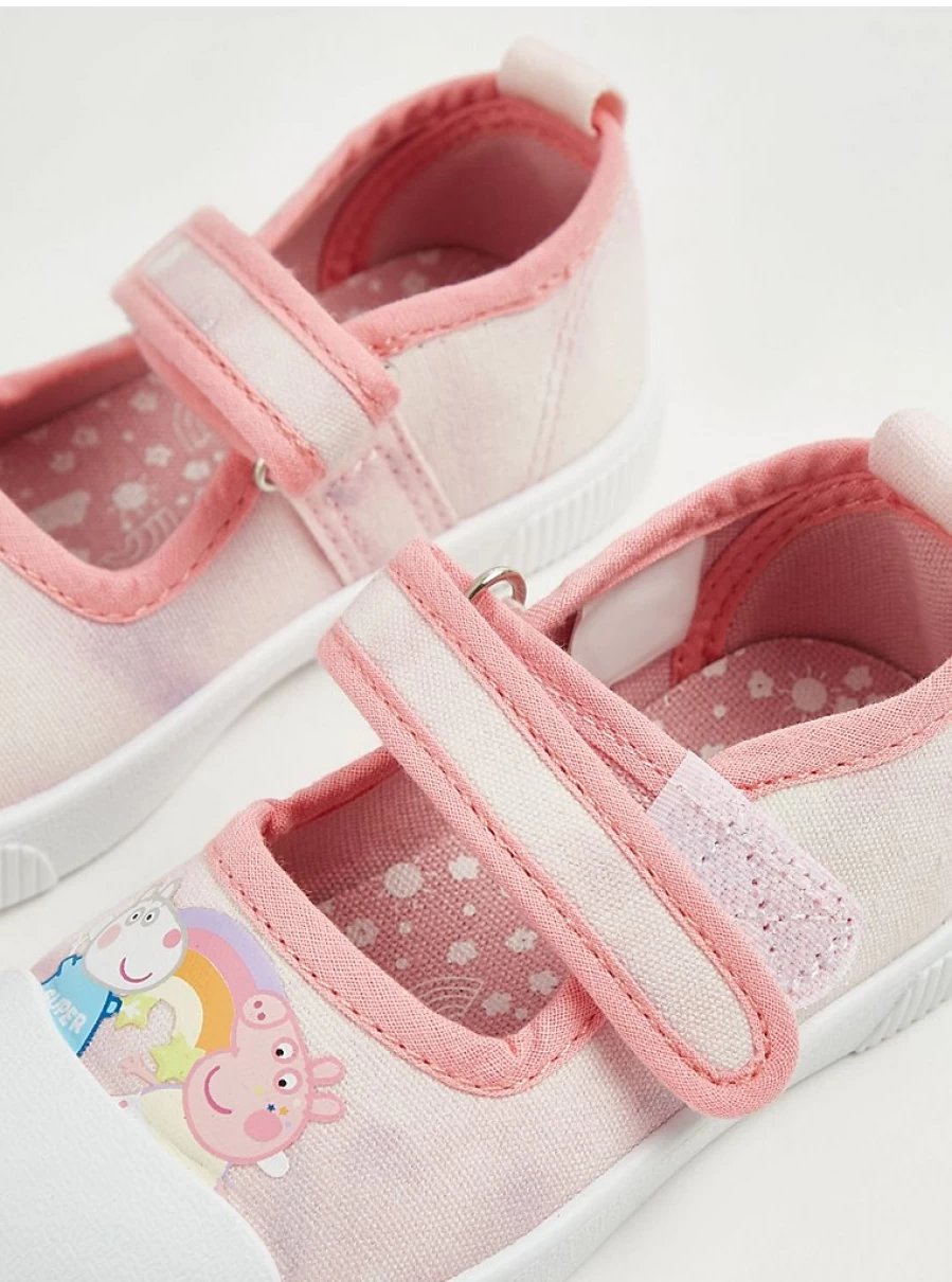 Peppa Pig Girls' Canvas Mary Jane Pumps by George at Asda | Comfortable Kids' Shoes Review