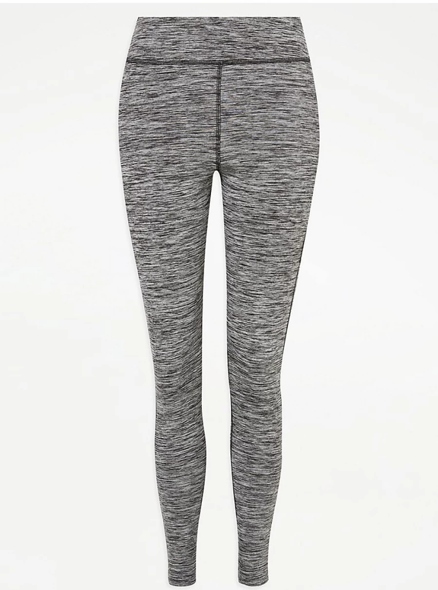 "George at Asda Women's Grey Speckled Active Leggings – Comfort & Style Review"