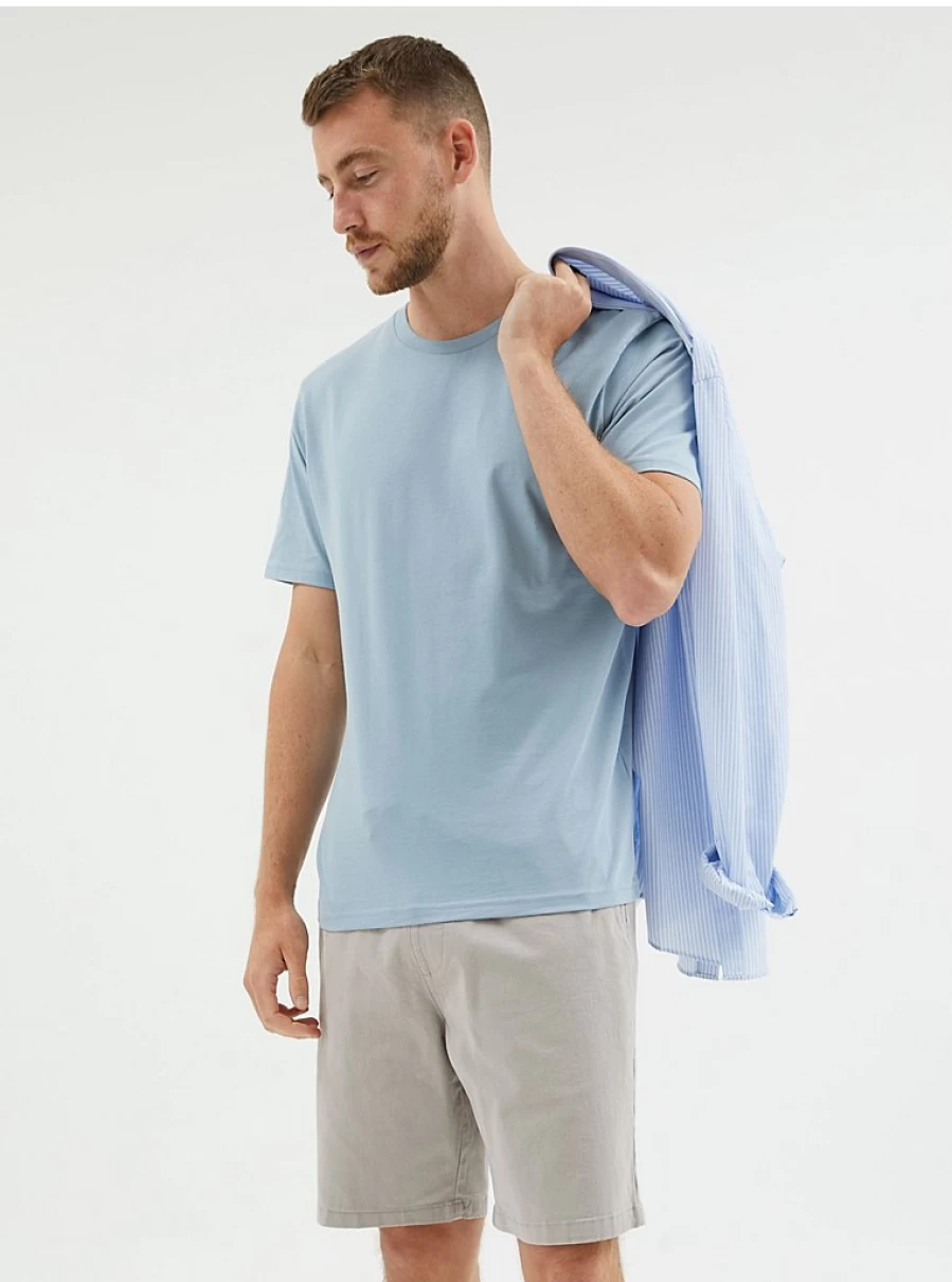 George at Asda Men's Blue Crew Neck T-Shirt - Comfort Fit Casual Wear Review
