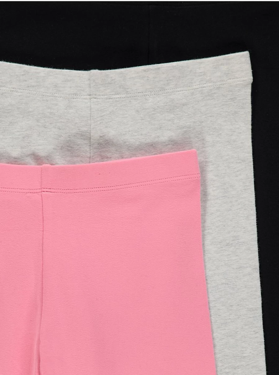 "George at Asda Girls' Plain Cycling Shorts 3-Pack | Comfortable Kids' Bike Shorts Review"