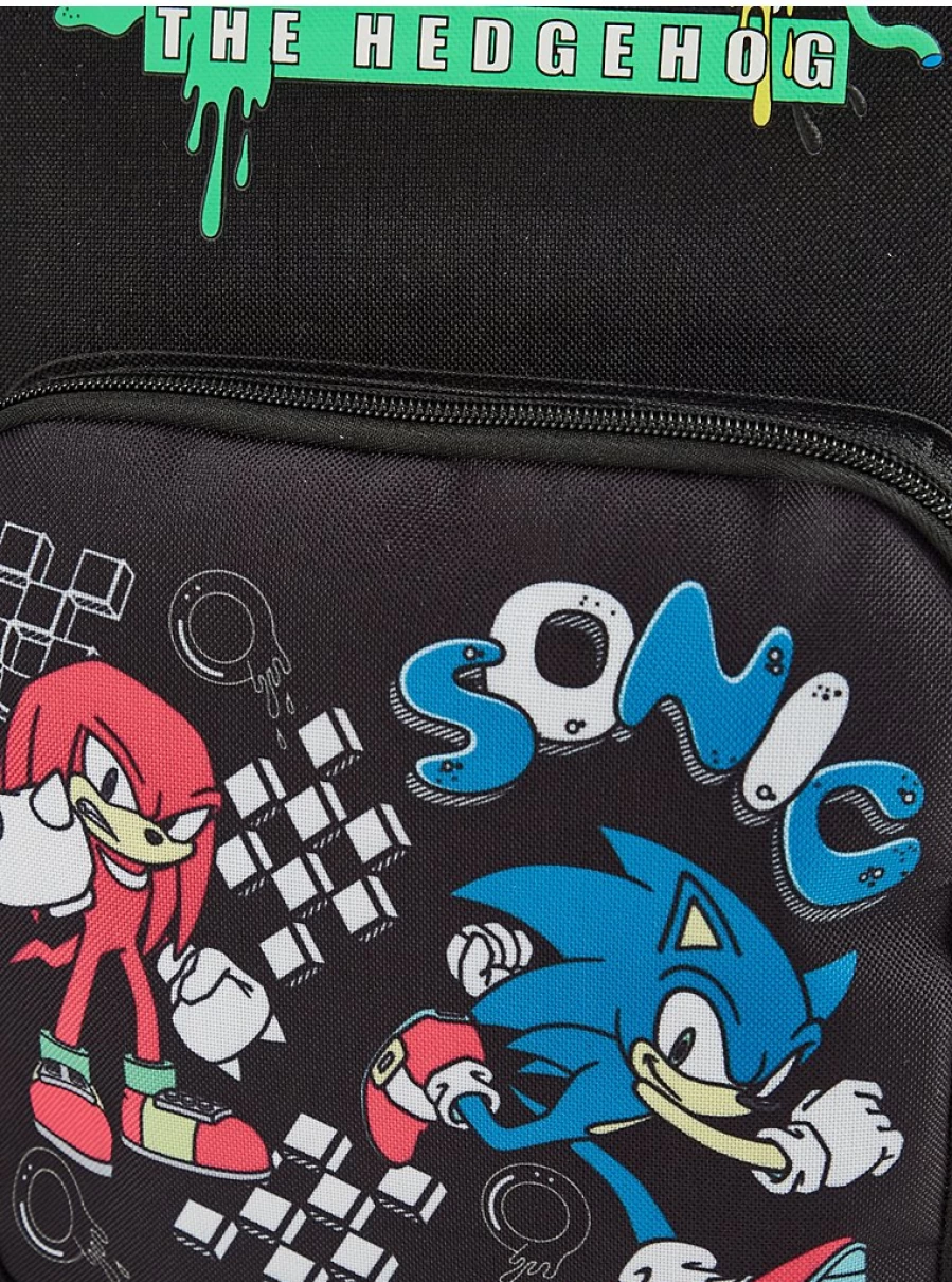Sonic The Hedgehog Black Backpack for Girls | George at Asda Rucksack Review