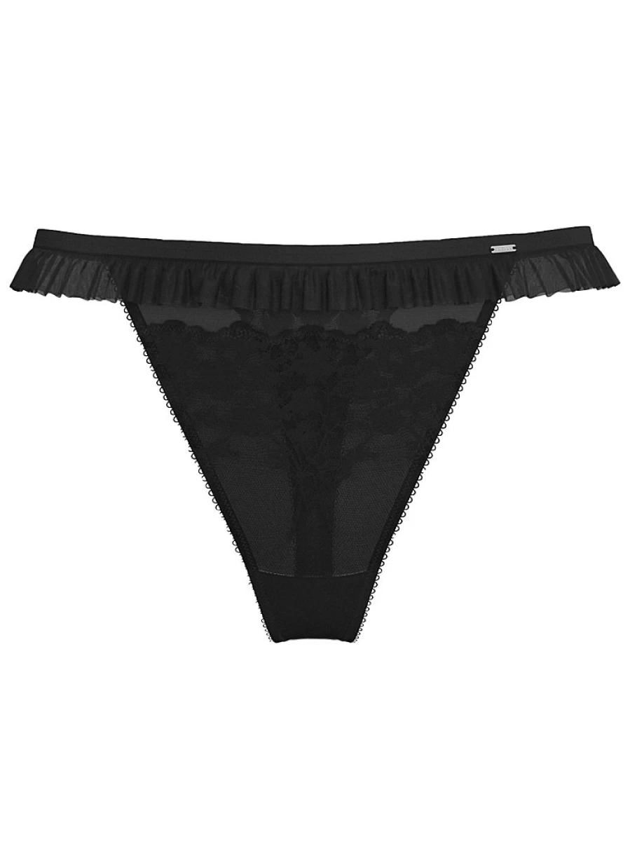 "George at Asda Entice Black Lace Tanga Panties | Women's Lingerie Reviews"