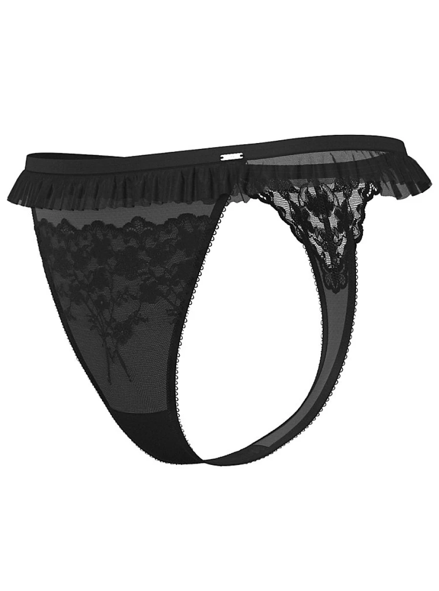 "George at Asda Entice Black Lace Tanga Panties | Women's Lingerie Reviews"