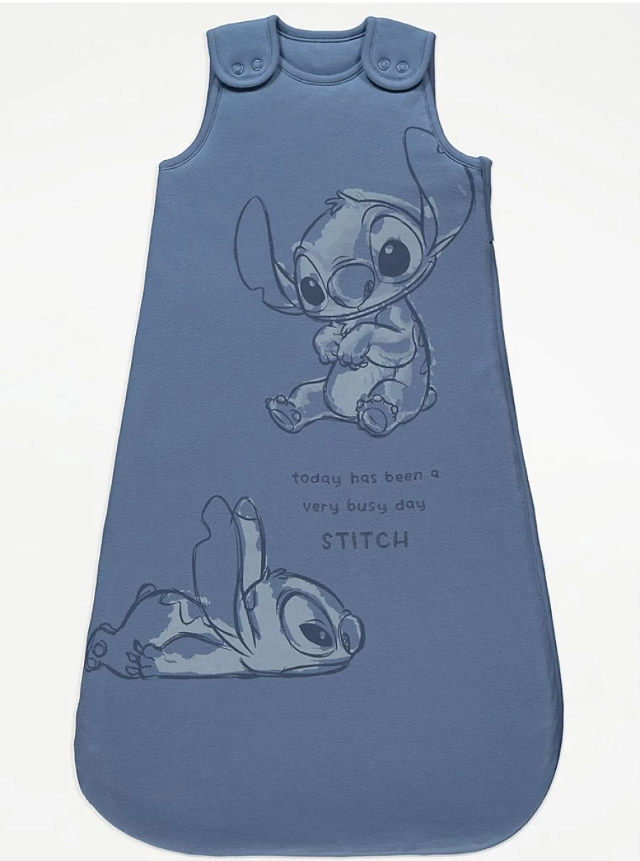 George at Asda Disney Lilo & Stitch Blue 2.5 Tog Sleep Bag for Baby Boys – Cozy & Warm