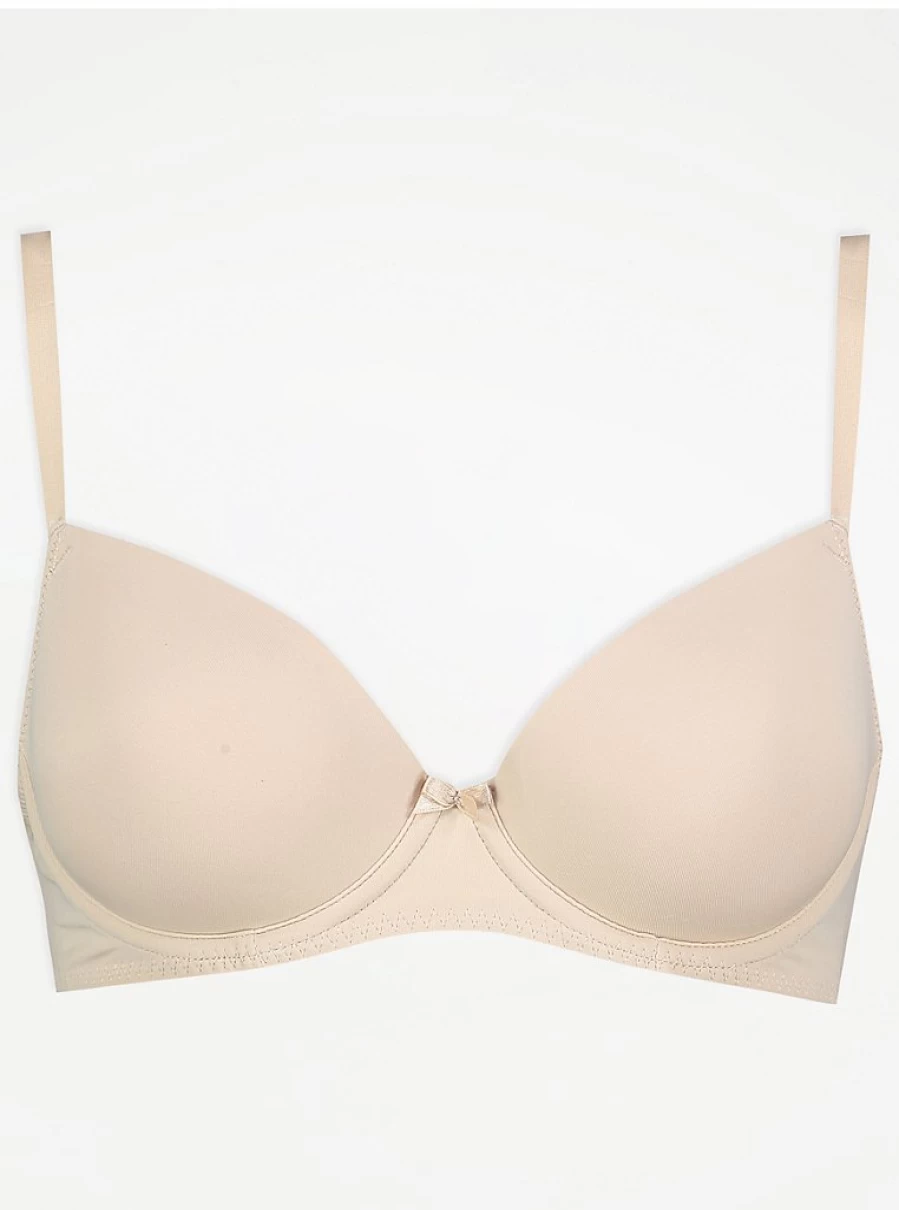 "George at Asda Women's Light Nude T-Shirt Bra – Comfortable Lingerie Review"