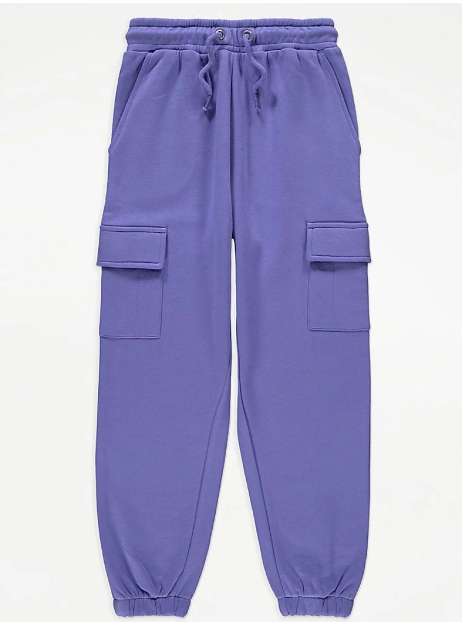 "George at Asda Kids Blue Cargo Joggers: Comfortable & Stylish Review"