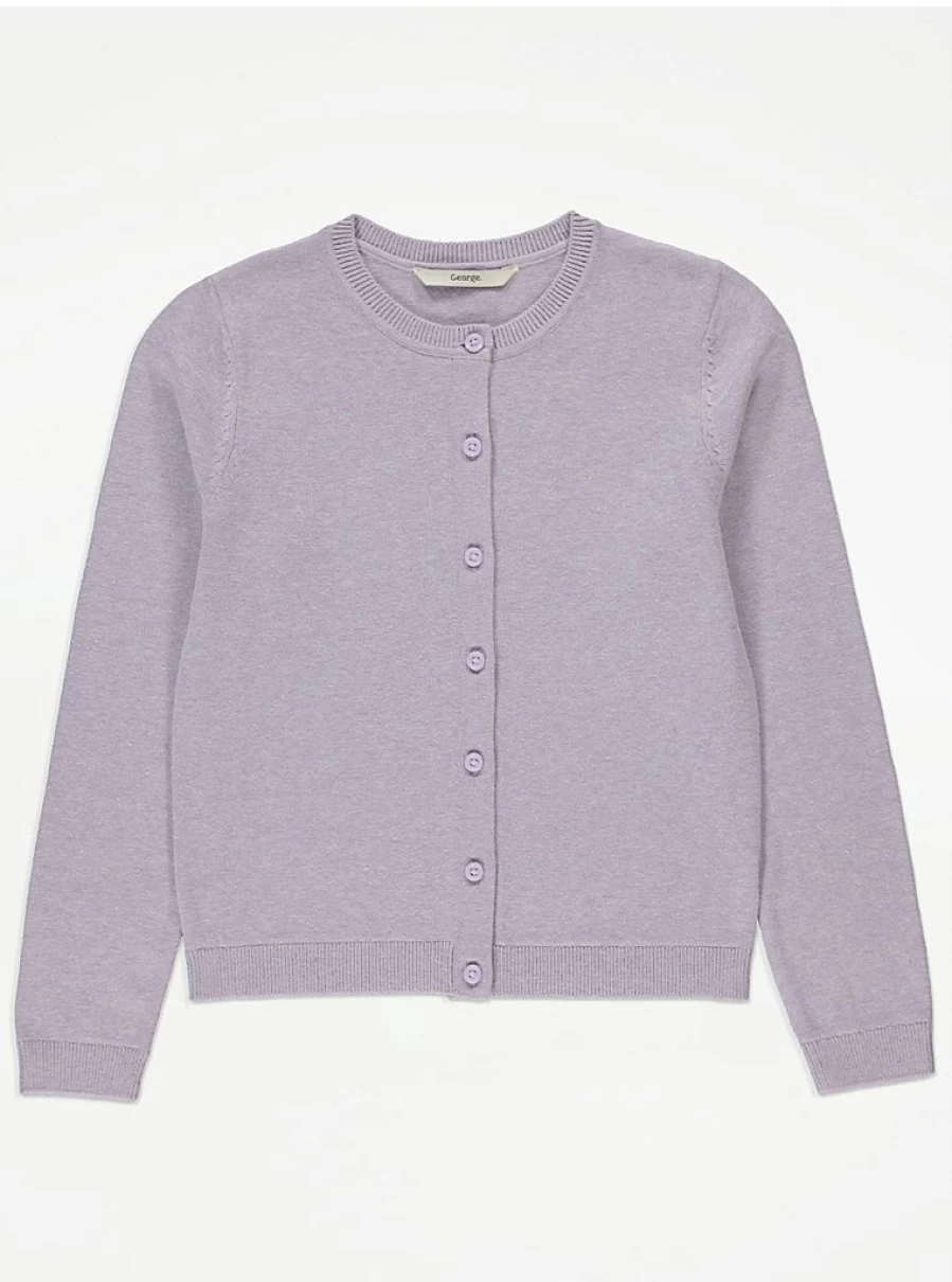 "George at Asda Kids Lilac Button-Up Cardigan | Soft & Stylish Review"