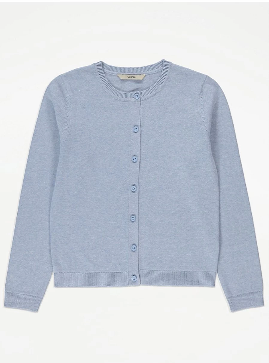 "George at Asda Kids Blue Button Up Cardigan Review: Comfort & Style"