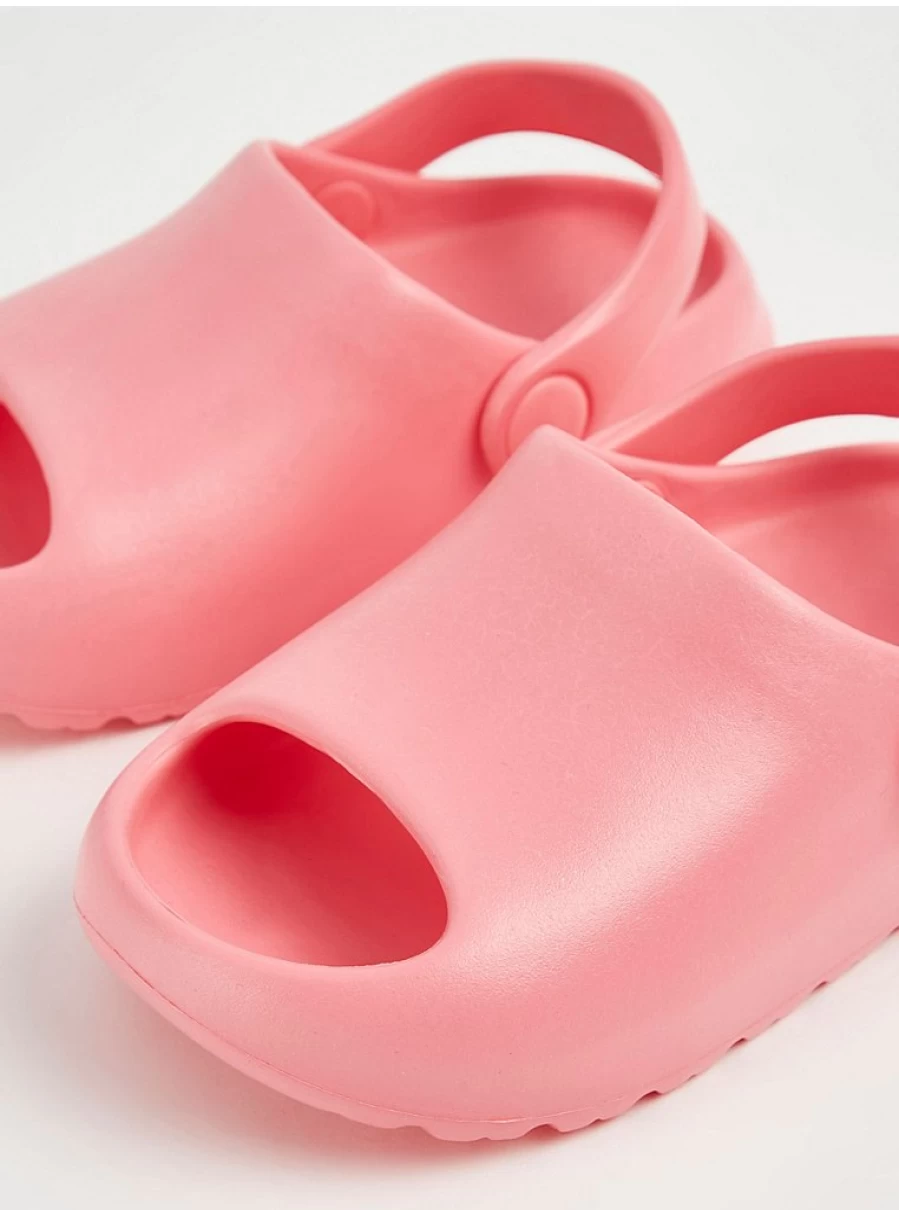 "George at Asda Girls' Pink Chunky Matte Slider Sandals – Comfortable Kids' Slide Sandals Reviews"