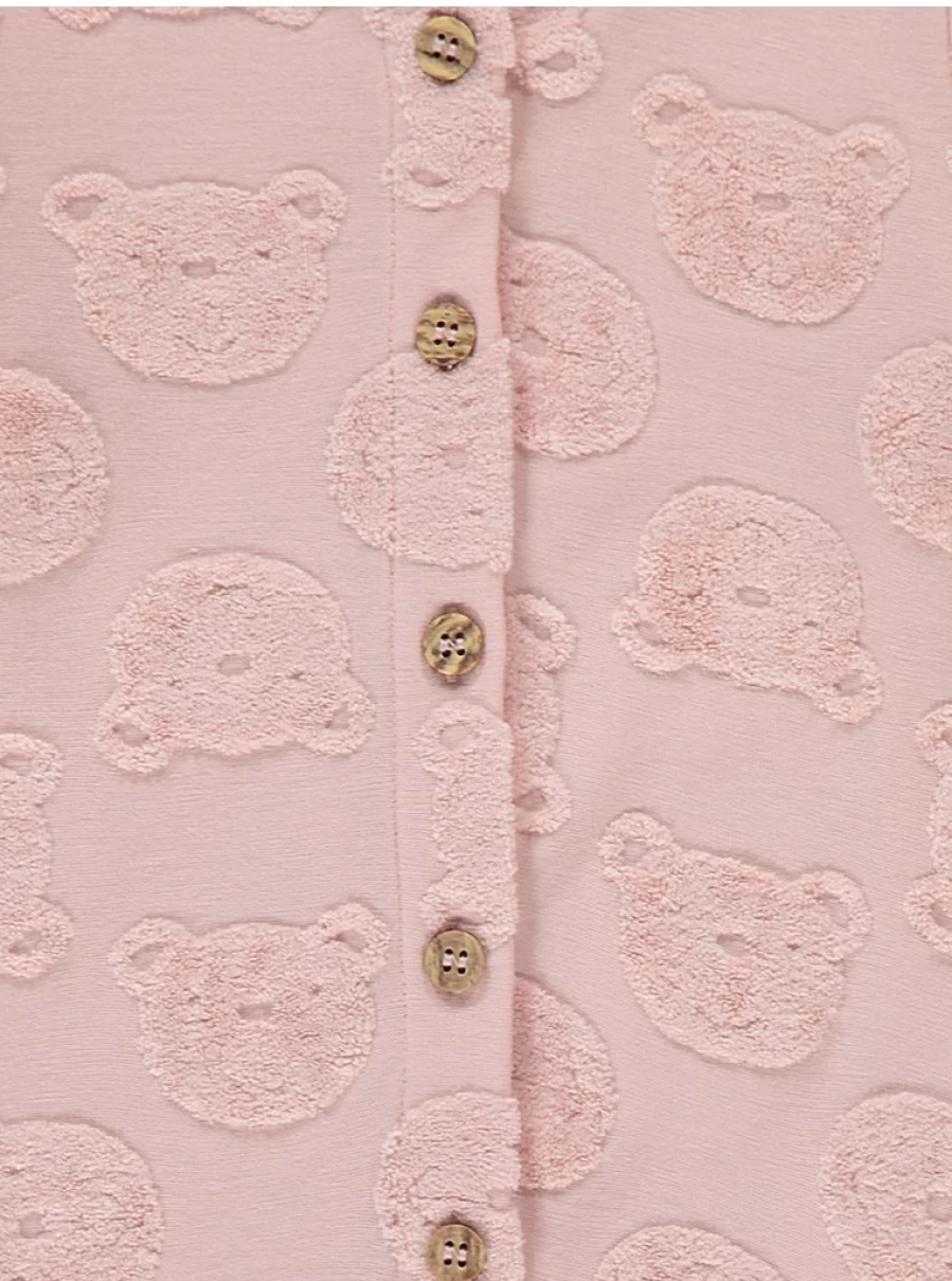 "George at Asda Baby Pink Bear Button Fasten All-in-One Romper Review"