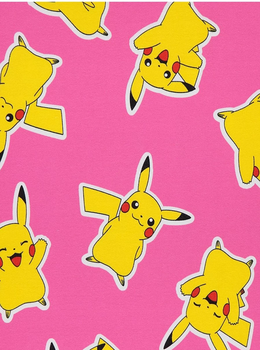 Pokemon Pink Pikachu Kids' Pyjamas Set | George at Asda | Soft Short PJs for Boys & Girls