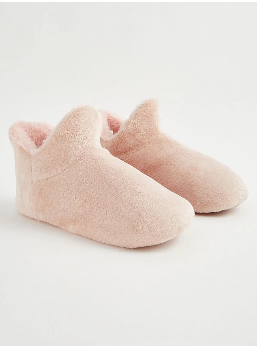 "George at Asda Pink Slipper Boots for Women - Cozy Lingerie Lounge Wear"
