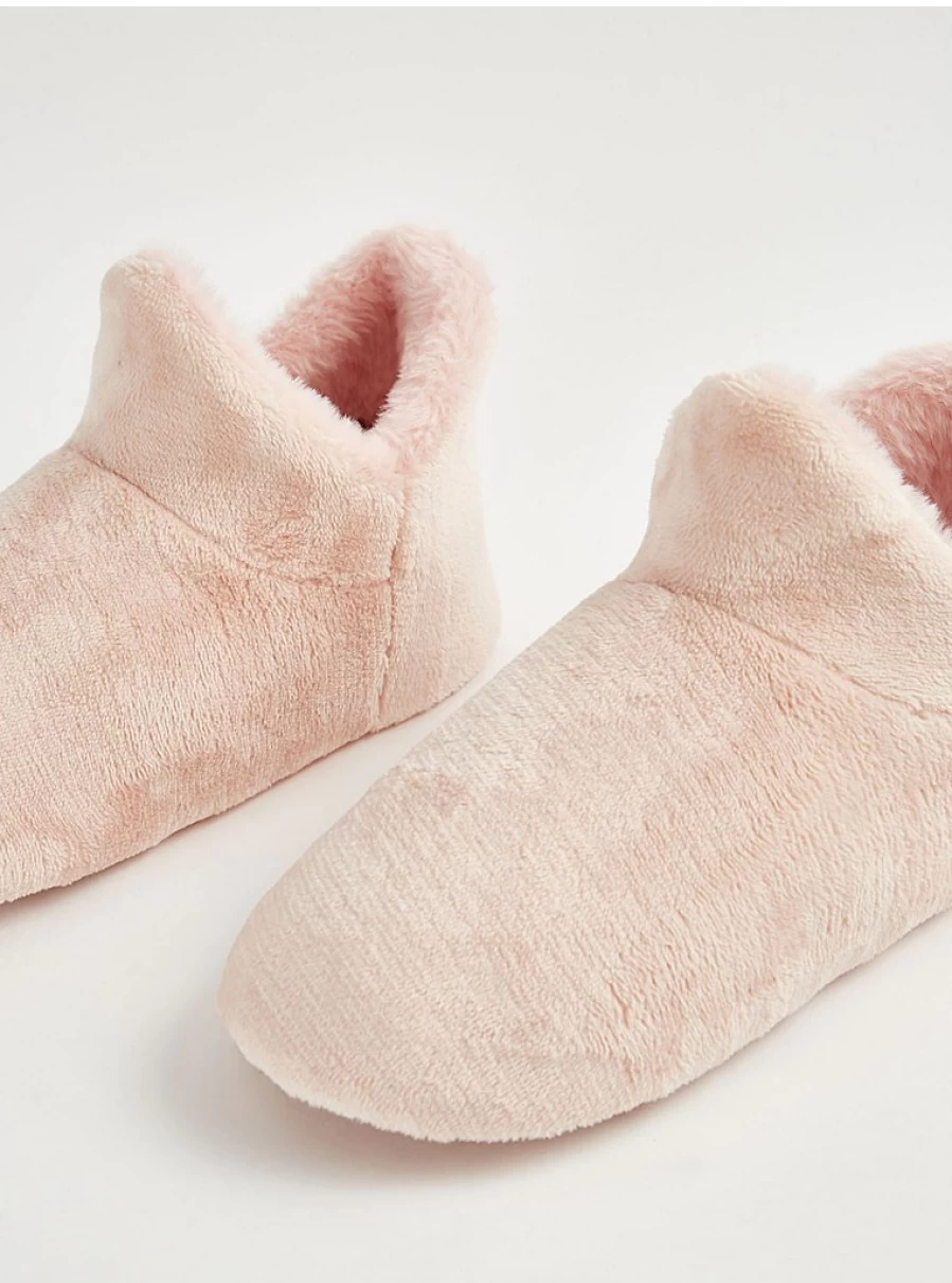"George at Asda Pink Slipper Boots for Women - Cozy Lingerie Lounge Wear"