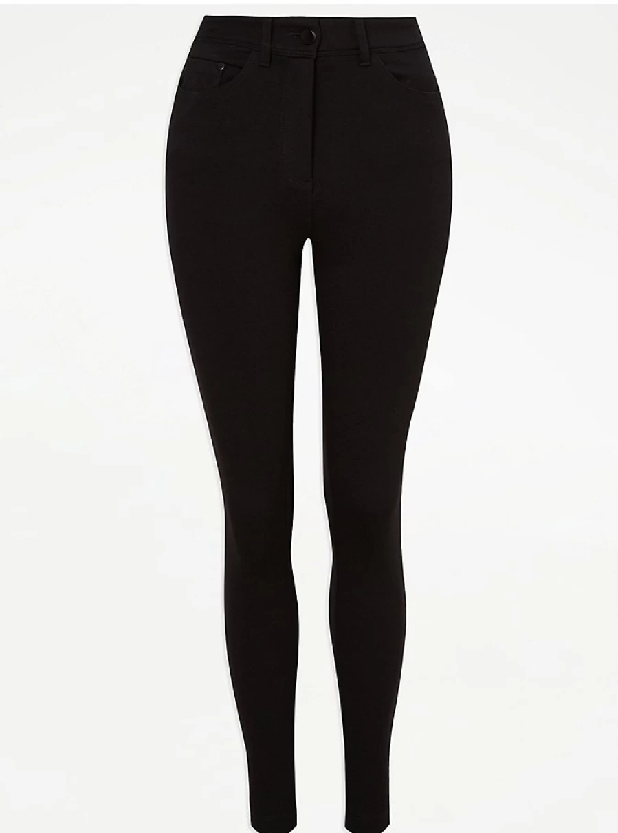 "George at Asda Women's Black Ponte Leggings – Comfort Fit & Stylish Review"