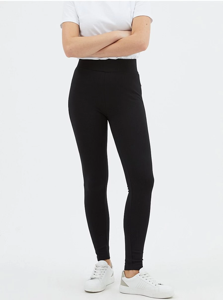 "George at Asda Women's Black Control Ponte Full Length Leggings – Comfort & Fit Review"