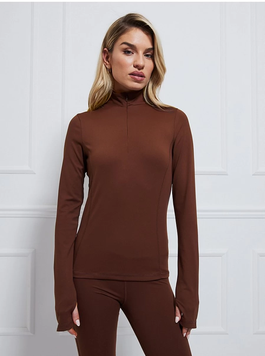 "George at Asda Women's Billie Faiers Chocolate Active Zip Jacket Review & Features"