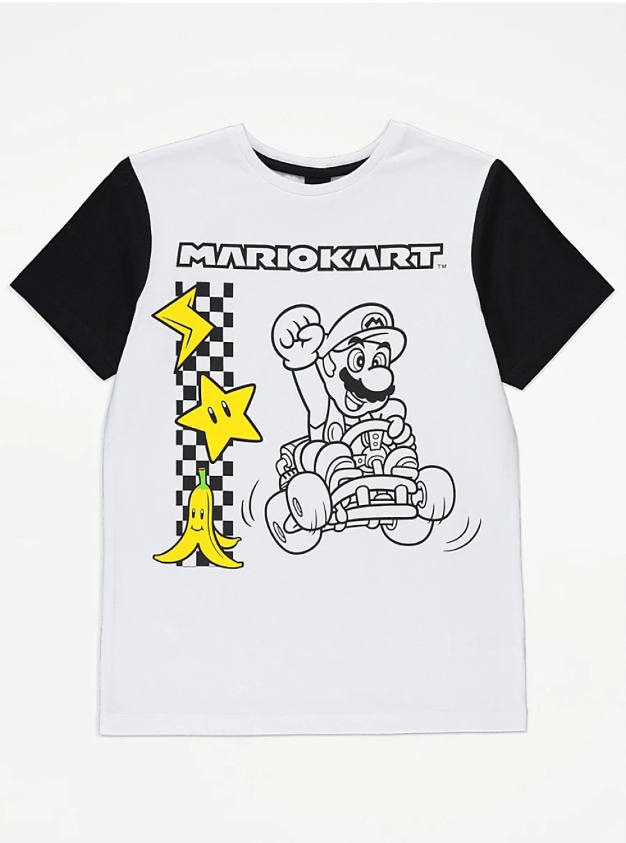 "George at Asda Boys Super Mario Kart T-Shirt | Kids Gaming Tee Review"