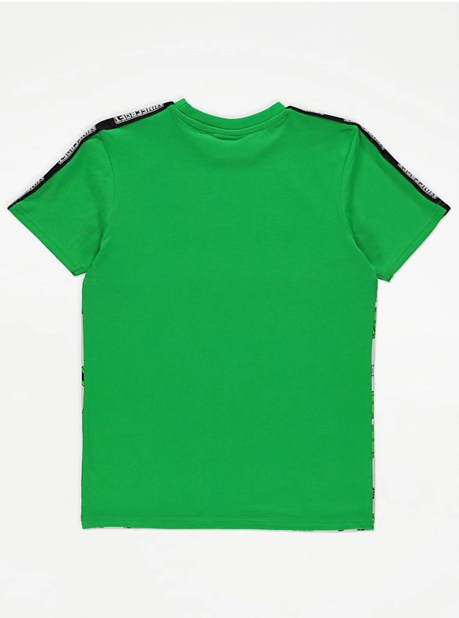 "Minecraft Green Survival Mode T-Shirt for Boys | George at Asda Official Store"