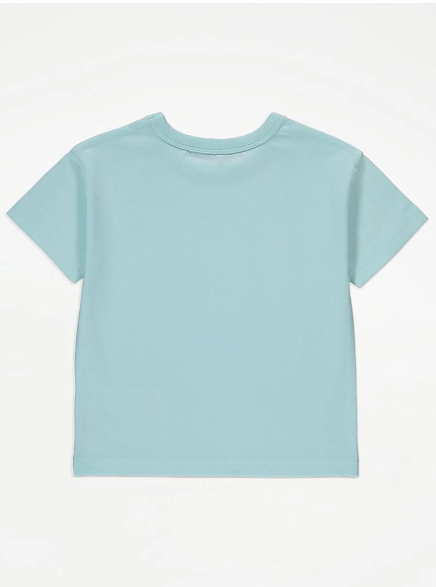 "George at Asda Boys Light Blue Dinosaur Print T-Shirt and Shorts Set – Kids Outfit Review"