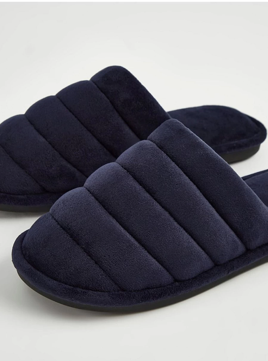 Men's Navy Bubble Mule Slippers by George at Asda – Comfort & Style Review