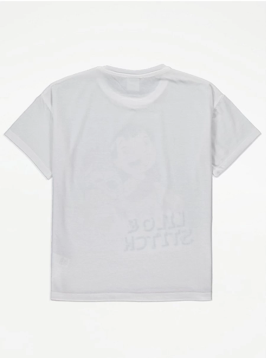 Disney Lilo & Stitch Ombre Short Sleeve Kids T-Shirt | George at Asda
