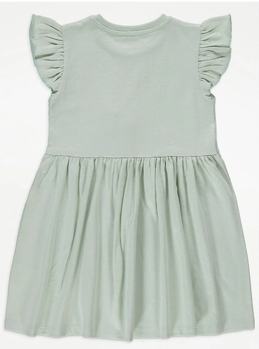 "George at Asda Disney Frozen Girls' Sage Frill Sleeve Dress – Kids Character Costume Review"