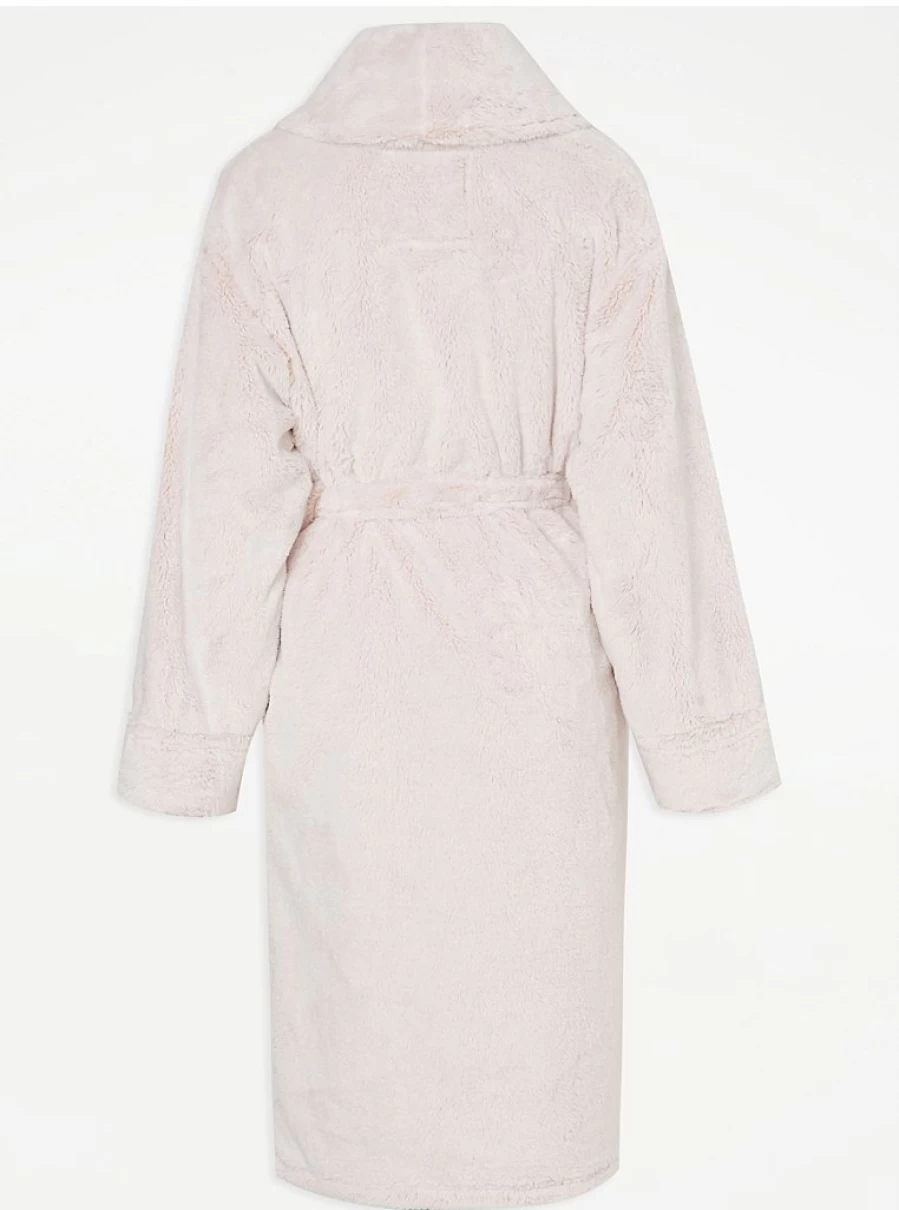"George at Asda Pink Fleece Dressing Gown - Soft Women's Loungewear Review"