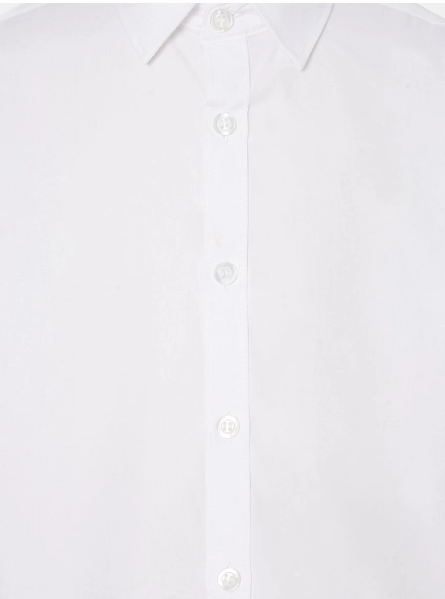 "George at Asda Boys' Plus Fit Long Sleeve White School Shirts 2-Pack – Comfort & Quality"