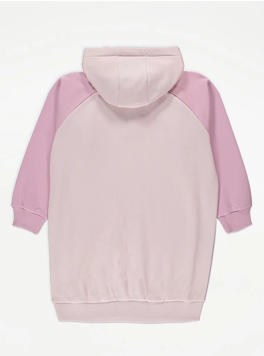 "George at Asda Kids Pink Colour Block Hoodie & Ribbed Leggings Set - Outfit Review"