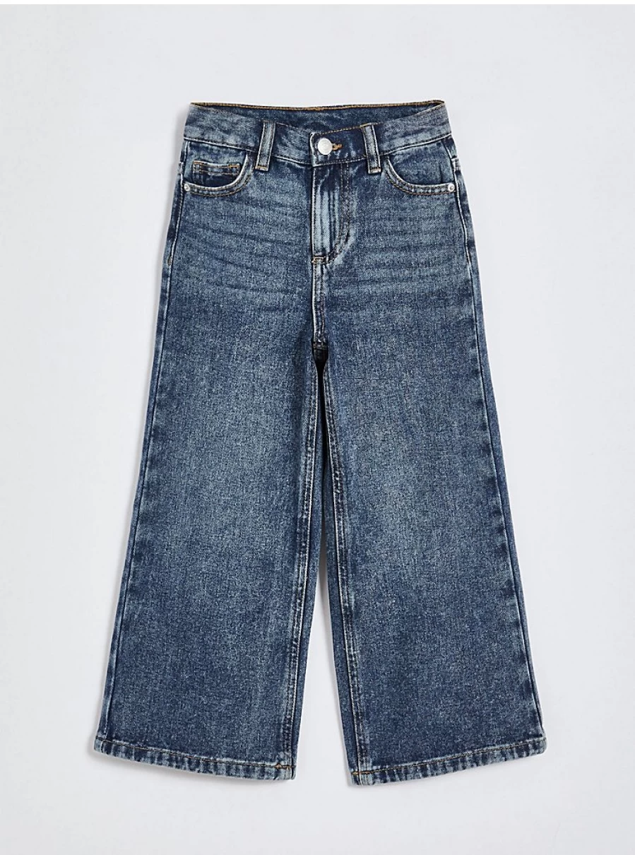 "George at Asda Kids Blue Mid Wash Wide Leg Jeans – Comfortable & Stylish Review"