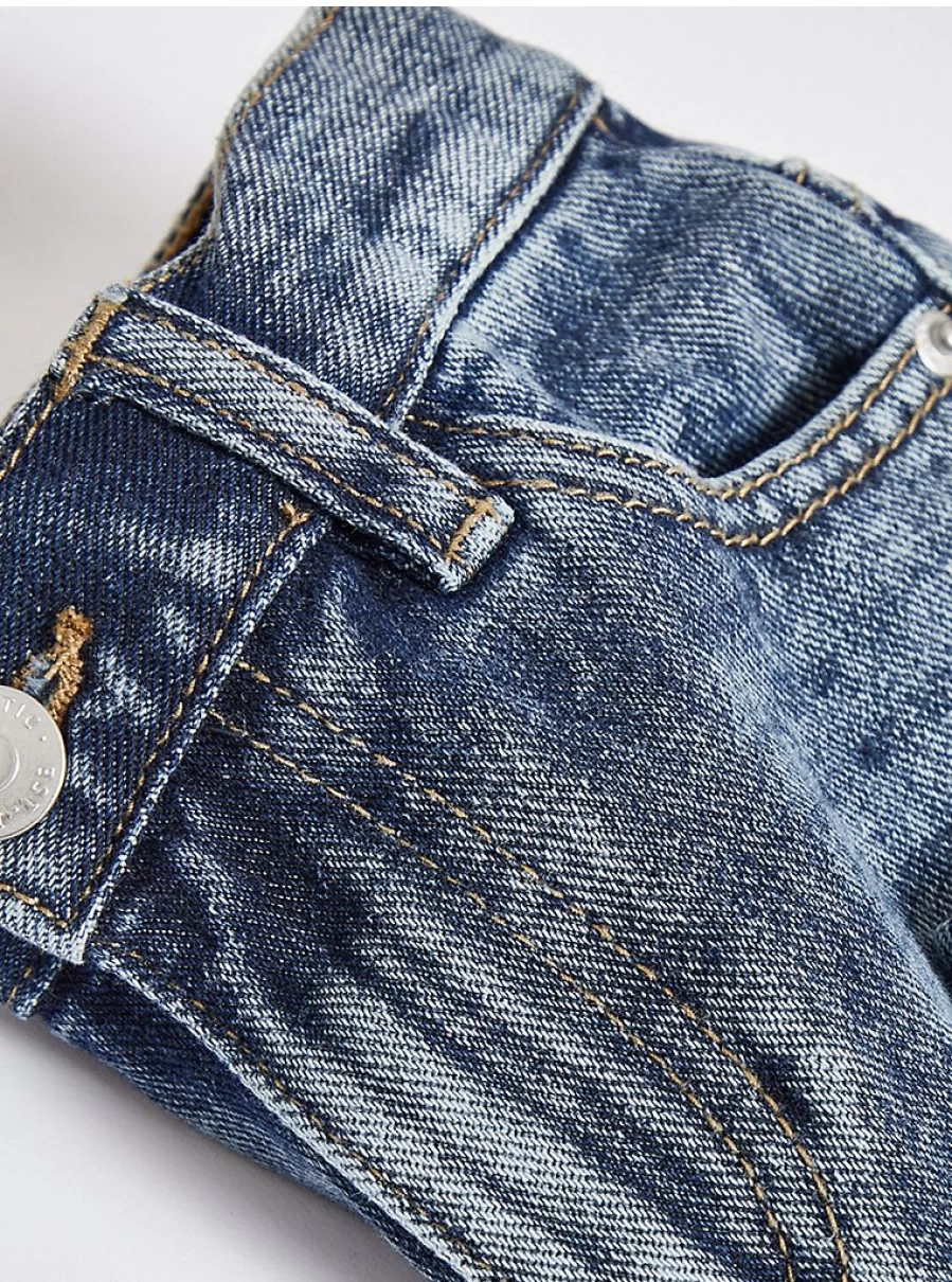"George at Asda Kids Blue Mid Wash Wide Leg Jeans – Comfortable & Stylish Review"