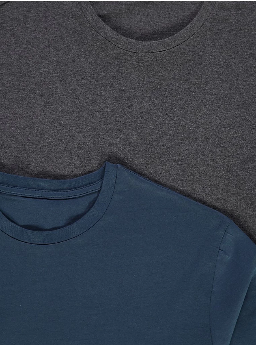 2 Pack Men's Long Sleeve Pyjama Tops | George at Asda | Comfort & Style