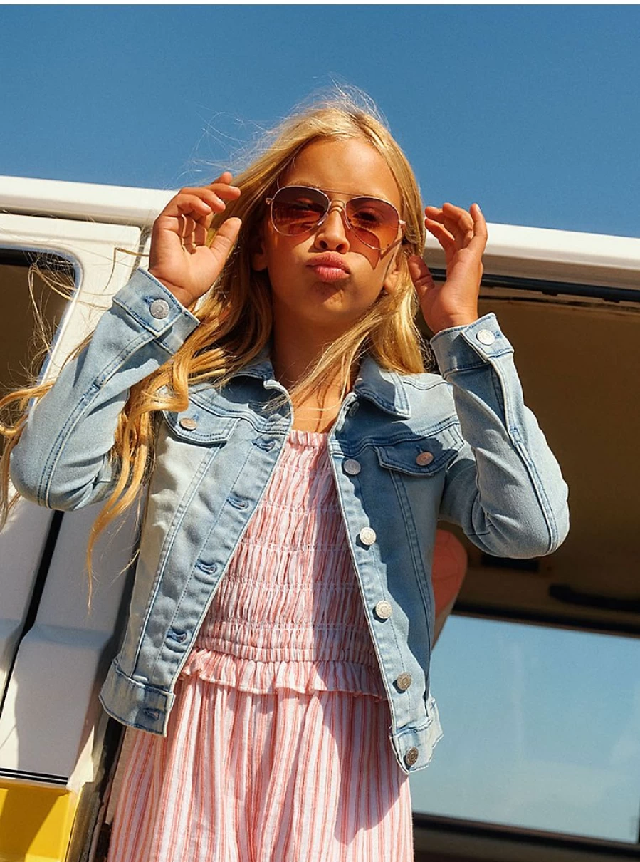 "George at Asda Kids Light Wash Stretch Denim Jacket Review"